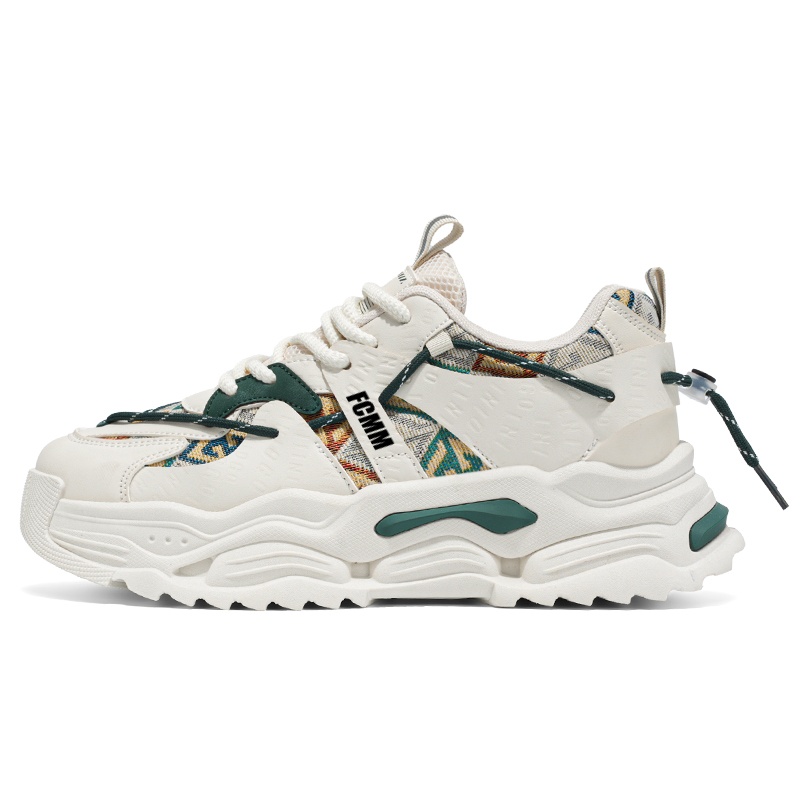 Дышащие низкие детские кроссовки для скейтбординга для подростков FCMM, бежевый/зеленый
Дышащие низкие детские кроссовки для скейтбординга для подростков FCMM, бежевый/зеленый