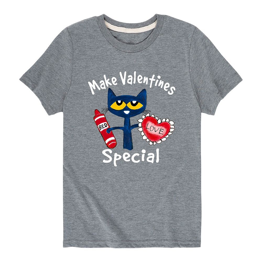 Футболка PTC Valentine со специальным рисунком для мальчиков 8–20 лет Pete The Cat, серый
Футболка PTC Valentine со специальным рисунком для мальчиков 8–20 лет Pete The Cat, серый