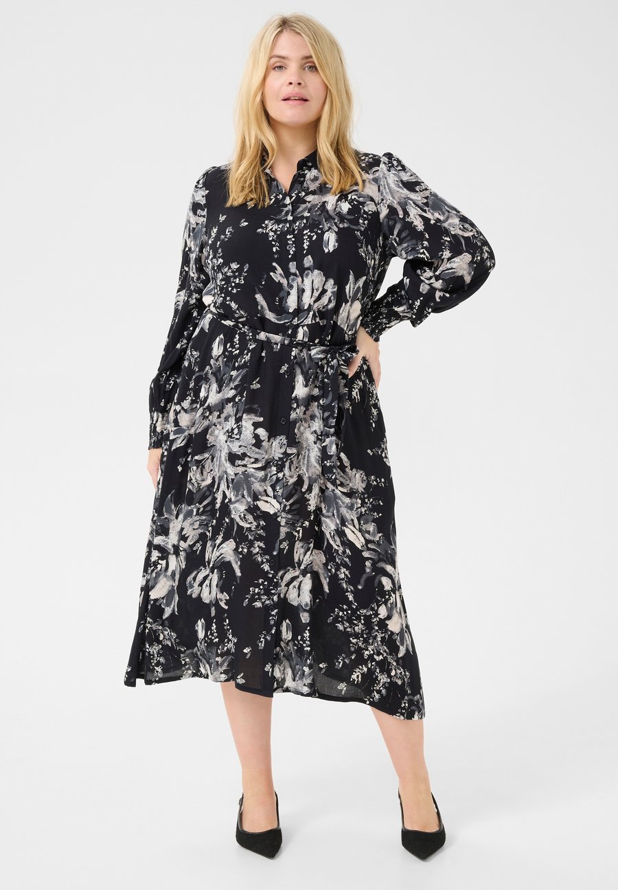 Платье Kaffe Curve KCMONA, Black White Painted Flower/Black
Платье Kaffe Curve KCMONA, Black White Painted Flower/Black