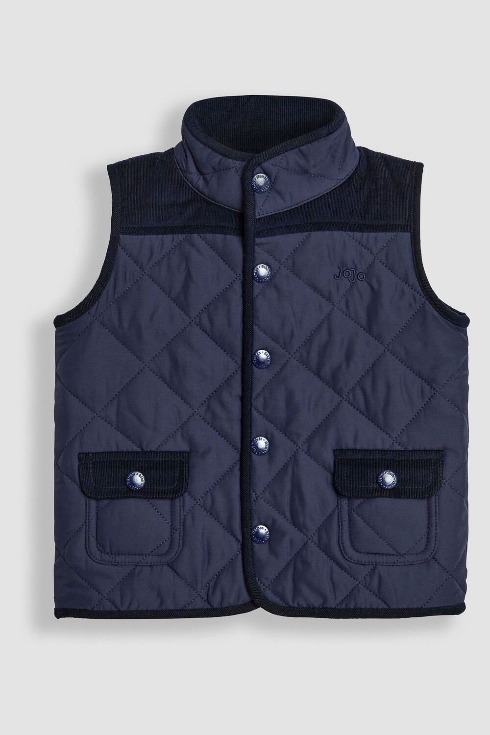 Стеганый жилет Jojo Maman Bébé, синий 
Стеганый жилет Jojo Maman Bébé, синий