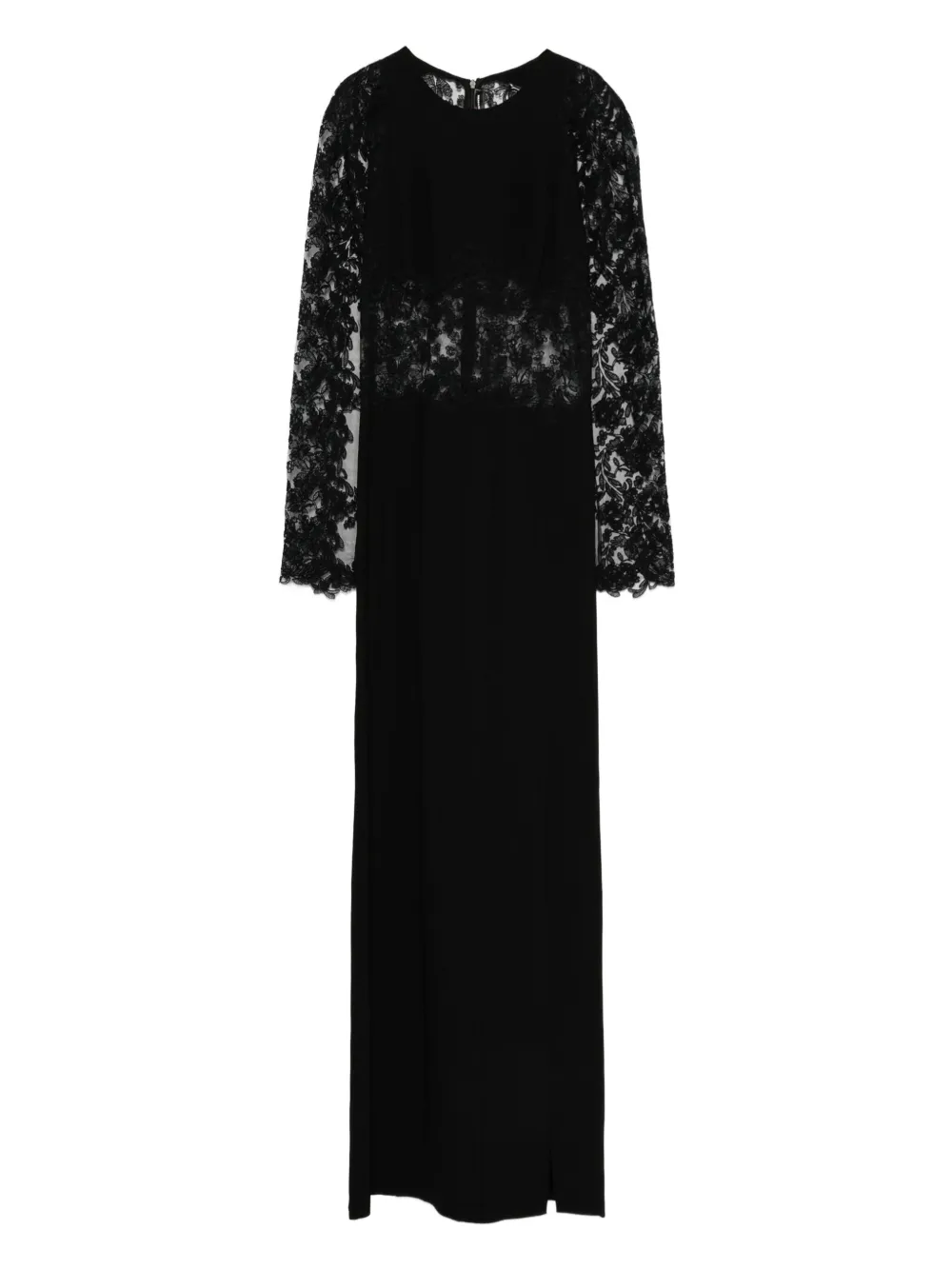 Платье макси с кружевной вставкой Ermanno Scervino, черный
Платье макси с кружевной вставкой Ermanno Scervino, черный