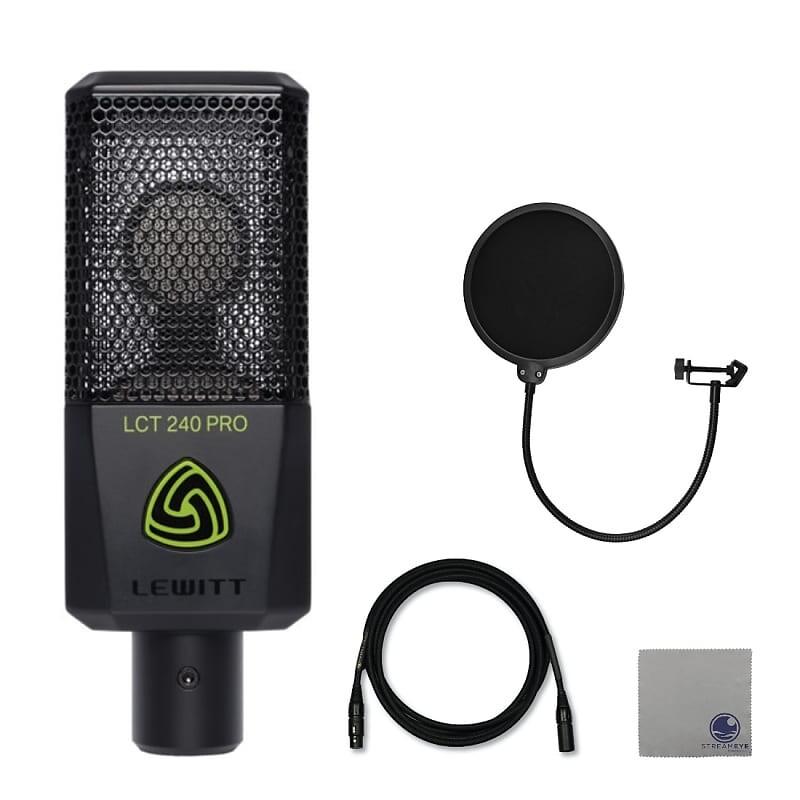 Конденсаторный микрофон Lewitt LCT-240-PRO-BLK Large-Diaphragm Condenser Microphone
Конденсаторный микрофон Lewitt LCT-240-PRO-BLK Large-Diaphragm Condenser Microphone