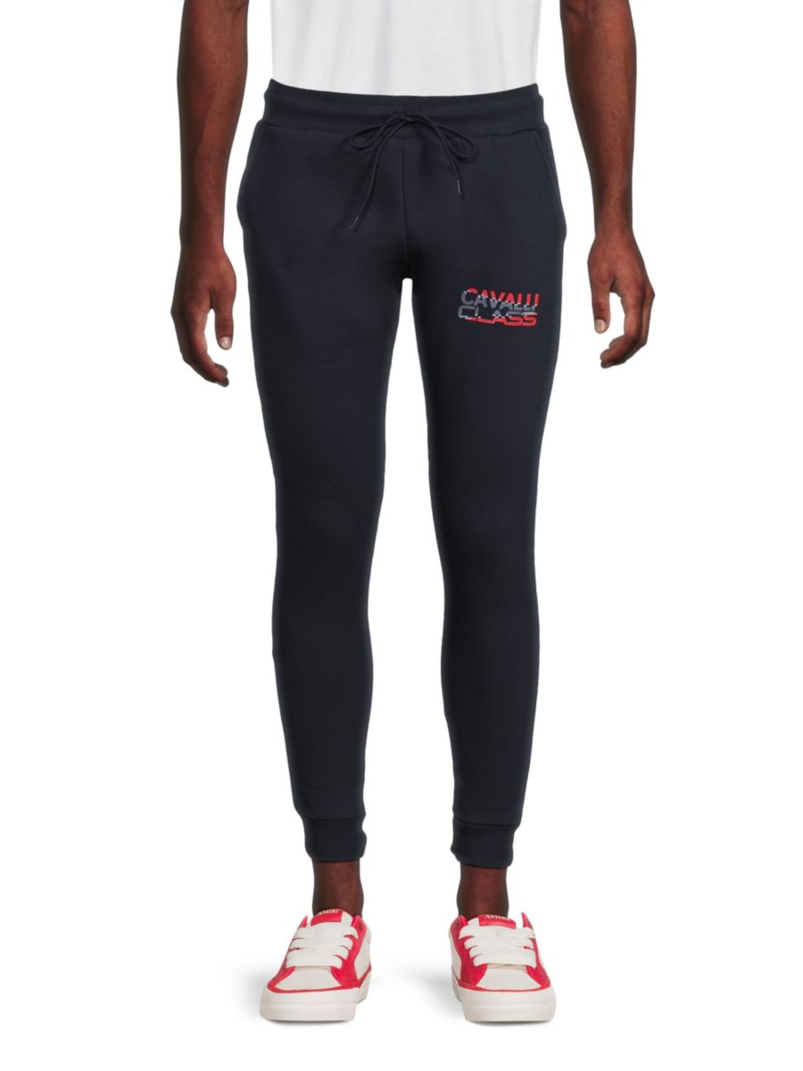 Спортивные брюки с завязками и логотипом Cavalli Class by Roberto Cavalli, темно-синий
Спортивные брюки с завязками и логотипом Cavalli Class by Roberto Cavalli, темно-синий