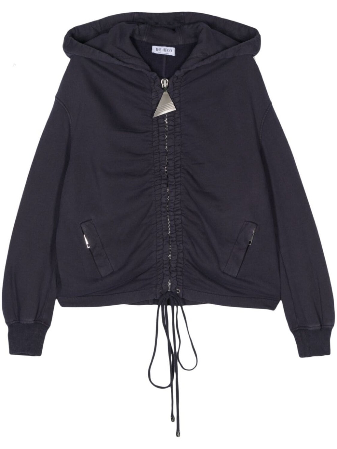 The Attico толстовка с капюшоном и сборками, фиолетовый
The Attico толстовка с капюшоном и сборками, фиолетовый