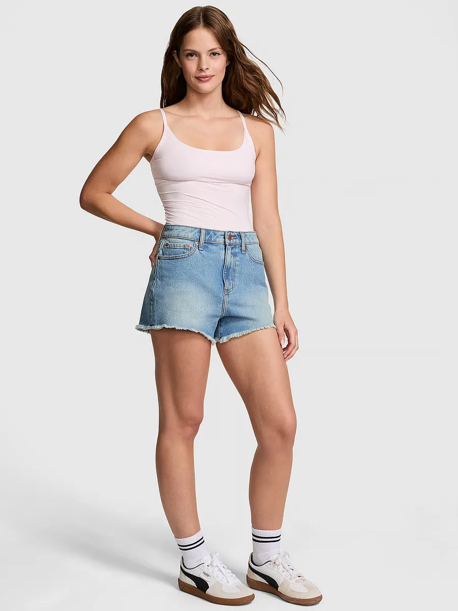 Джинсовые шорты Denim by PINK с высокой посадкой, цвет Light Wash
Джинсовые шорты Denim by PINK с высокой посадкой, цвет Light Wash