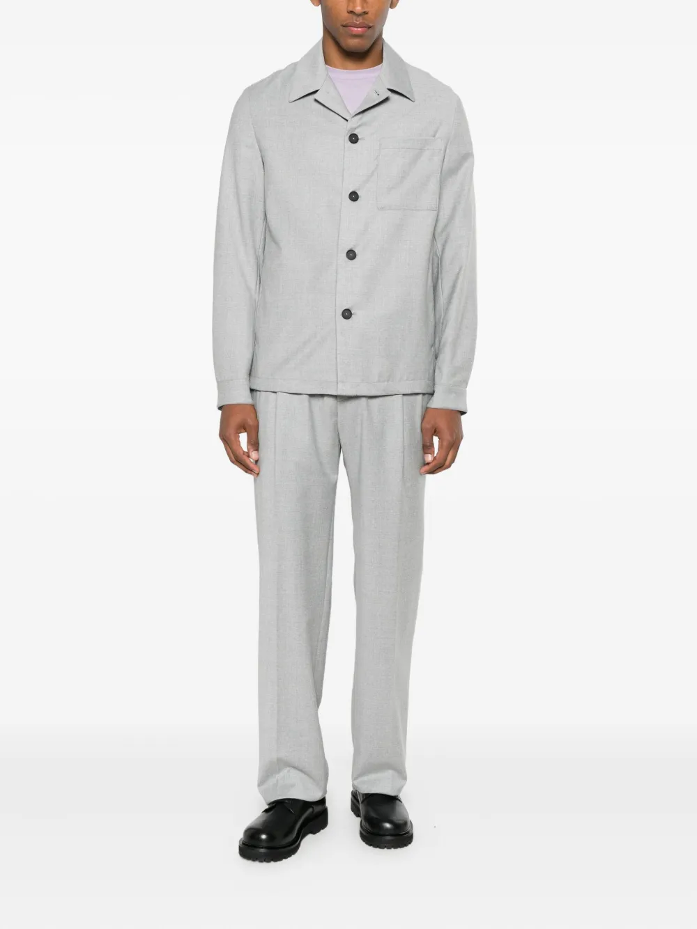 Рубашка-куртка на пуговицах с карманами Manuel Ritz, серый
Рубашка-куртка на пуговицах с карманами Manuel Ritz, серый