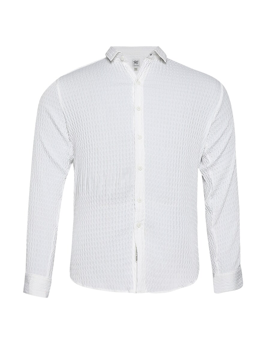 Рубашка на пуговицах классического кроя Campus Sutra Hugo, белый
Рубашка на пуговицах классического кроя Campus Sutra Hugo, белый