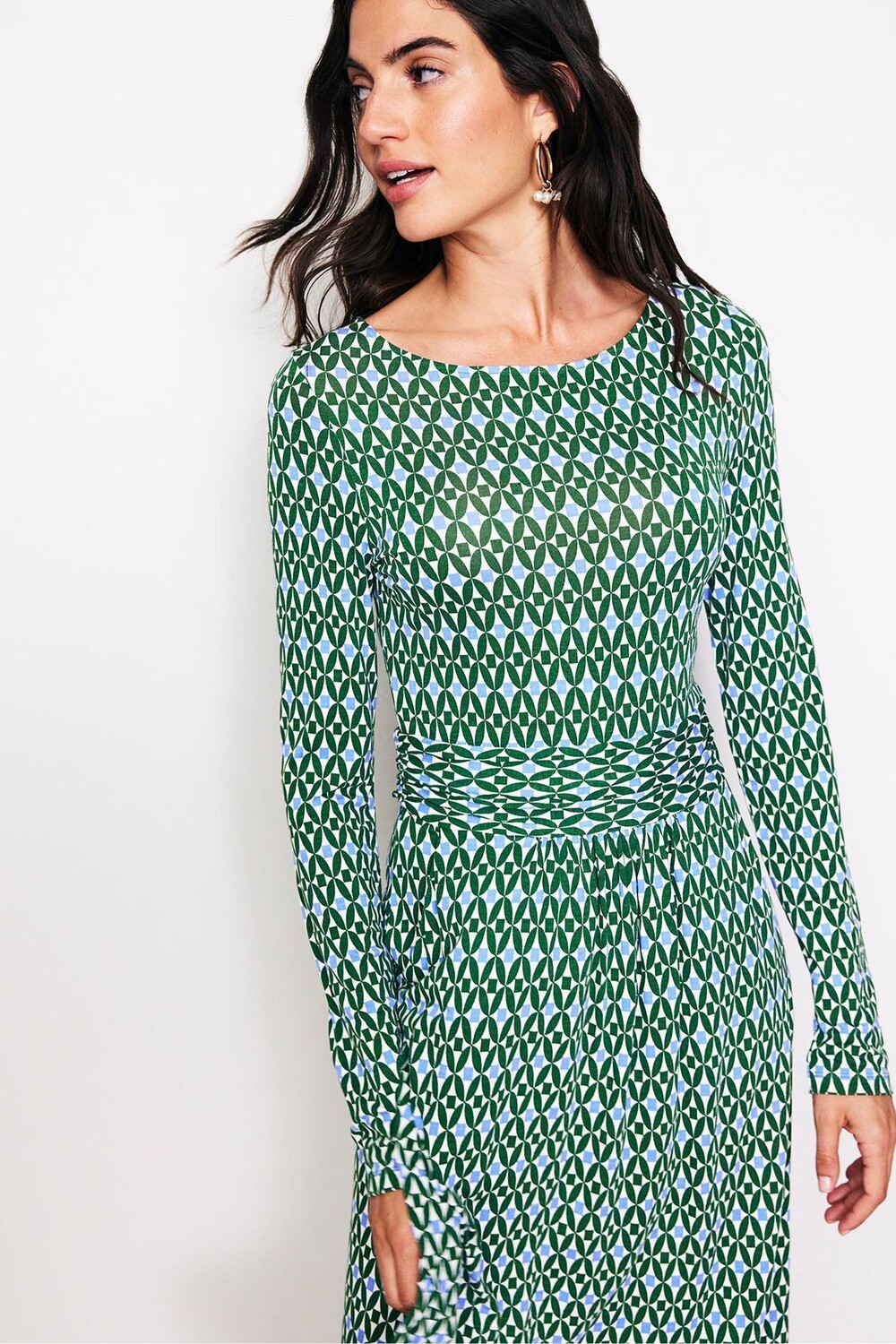 Платье Амели с длинными рукавами Boden, зеленый
Платье Амели с длинными рукавами Boden, зеленый