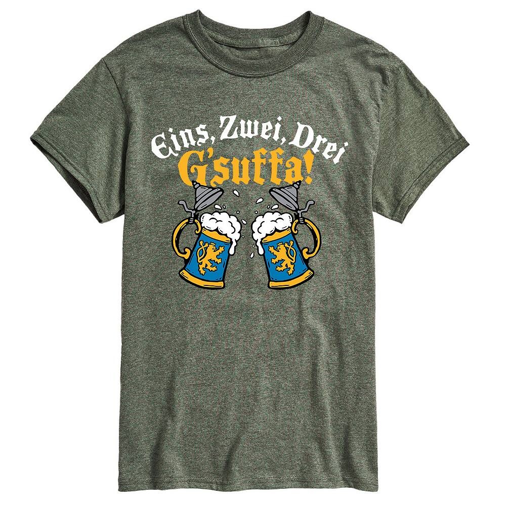 Мужская футболка One Two Three Gsuffa Oktoberfest Licensed Character, зеленый
Мужская футболка One Two Three Gsuffa Oktoberfest Licensed Character, зеленый