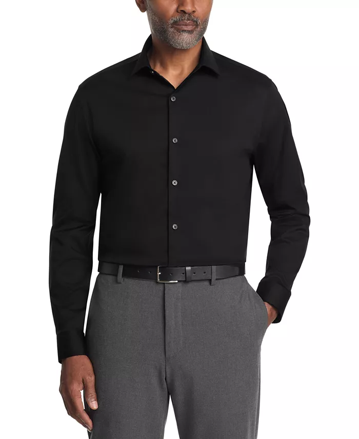 Мужская облегающая рубашка-стрейч Kenneth Cole Reaction, черный
Мужская облегающая рубашка-стрейч Kenneth Cole Reaction, черный