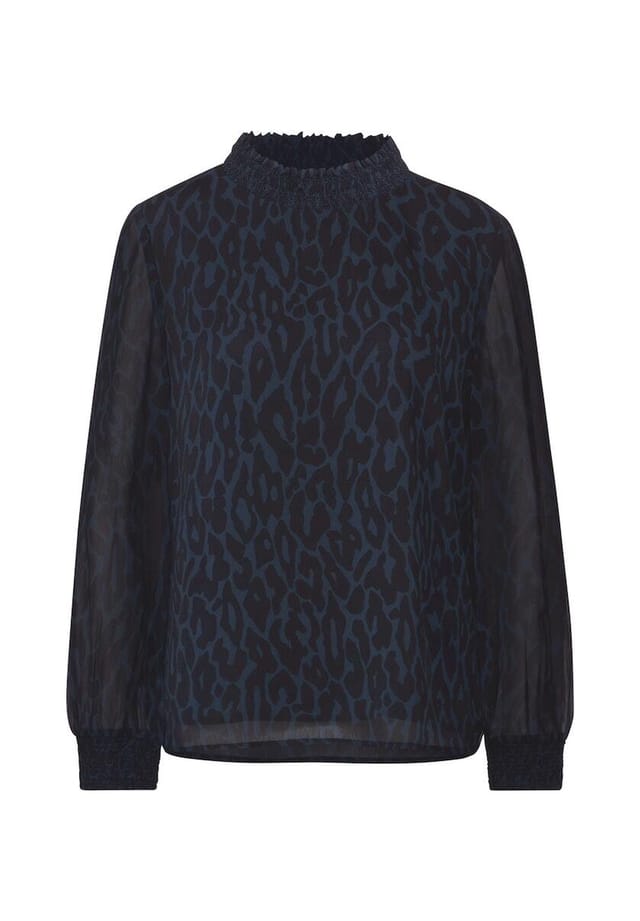 Блузка с длинными рукавами Street One, синий 
Блузка с длинными рукавами Street One, синий