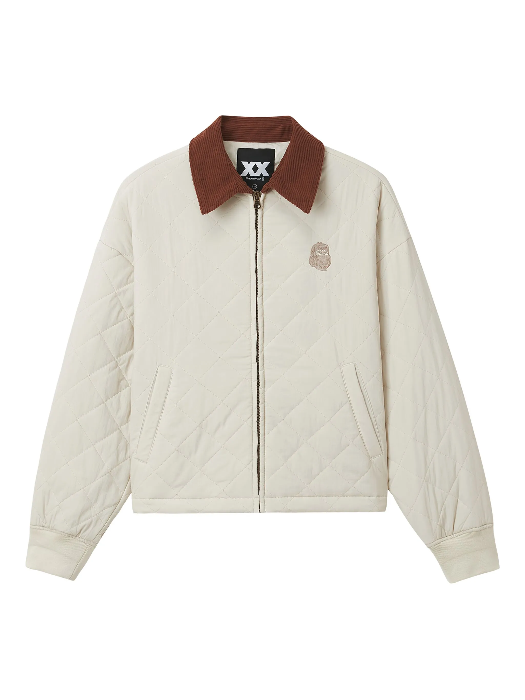 Стеганая куртка с вышивкой Fingercroxx, нейтральный
Стеганая куртка с вышивкой Fingercroxx, нейтральный