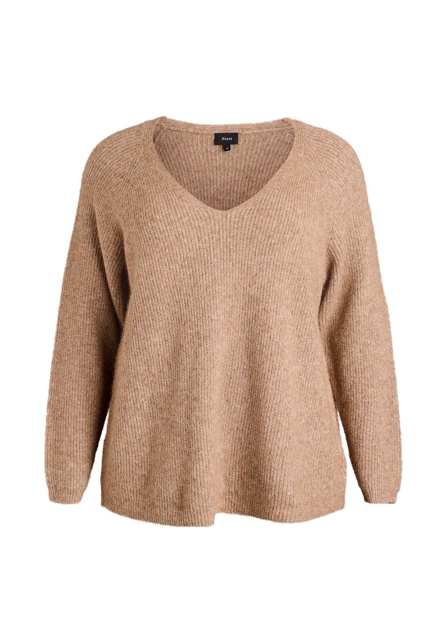 Джемпер Zizzi Jumper, Caribou Mel/Camel
Джемпер Zizzi Jumper, Caribou Mel/Camel