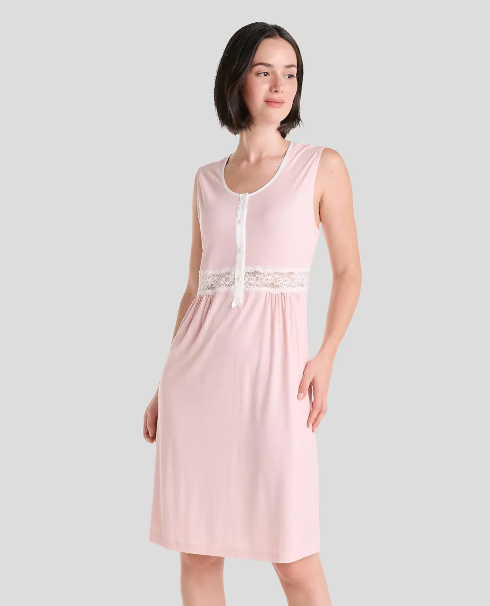 Короткая женская ночная рубашка без рукавов Lohe, розовый
Короткая женская ночная рубашка без рукавов Lohe, розовый