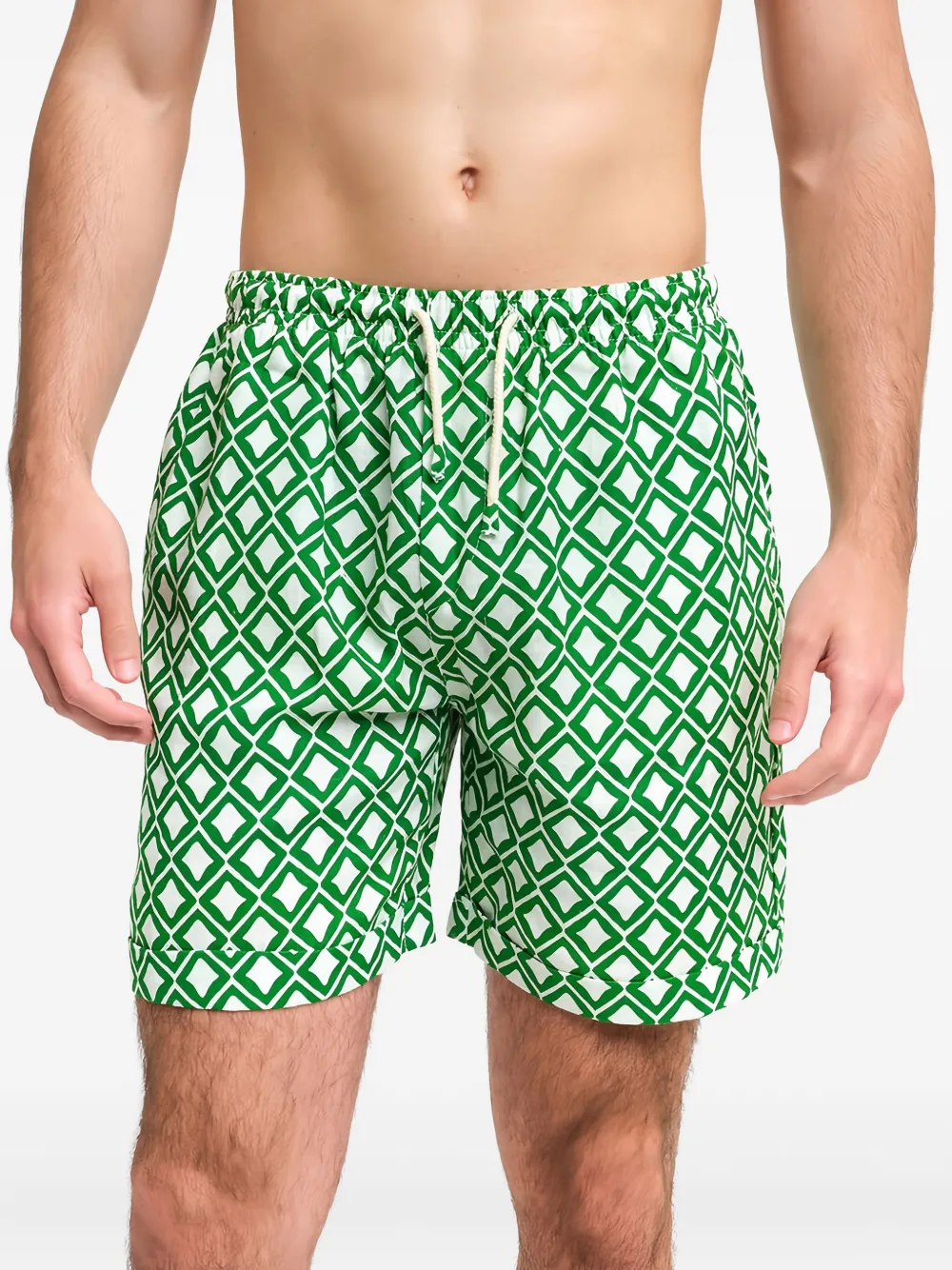 Шорты с геометрическим принтом Peninsula Swimwear, зеленый
Шорты с геометрическим принтом Peninsula Swimwear, зеленый