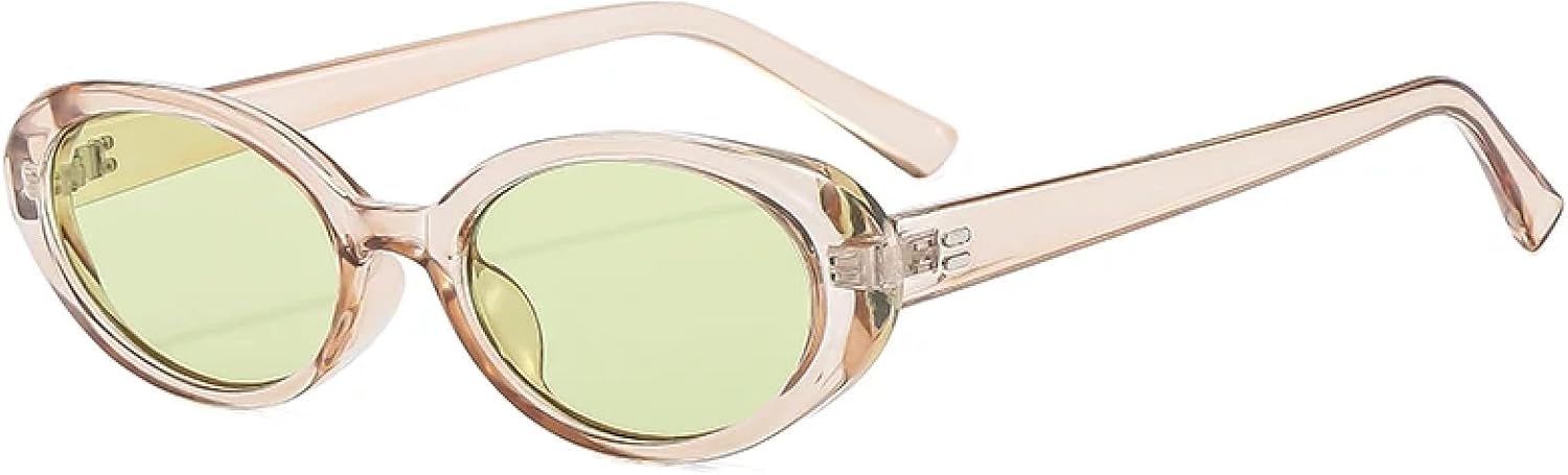 Солнцезащитные очки с защитой от УФ-излучения UV400 | Овальная черная маленькая оправа | Для женщин и мужчин, для занятий спортом на открытом воздухе и вождения DSVIGF, Champagne Green
Солнцезащитные очки с защитой от УФ-излучения UV400 | Овальная черная маленькая оправа | Для женщин и мужчин, для занятий спортом на открытом воздухе и вождения DSVIGF, Champagne Green