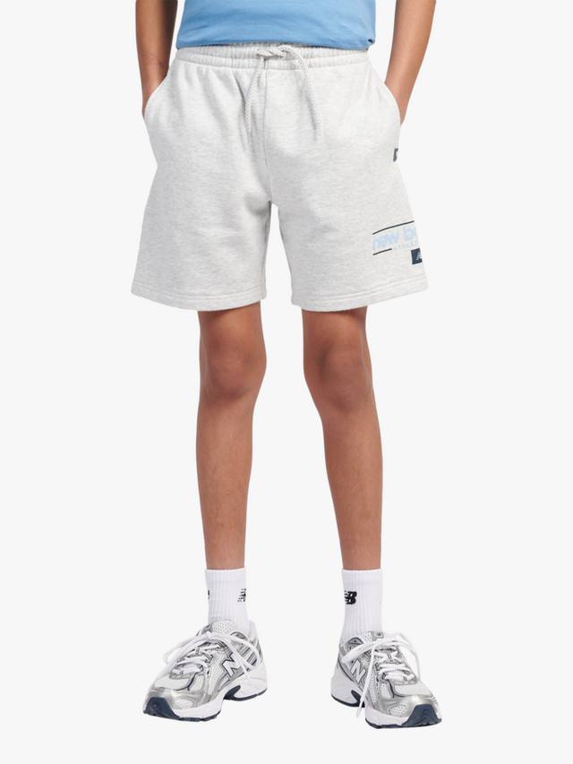 Детские хлопковые шорты с принтом New Balance, Ash Heather
Детские хлопковые шорты с принтом New Balance, Ash Heather