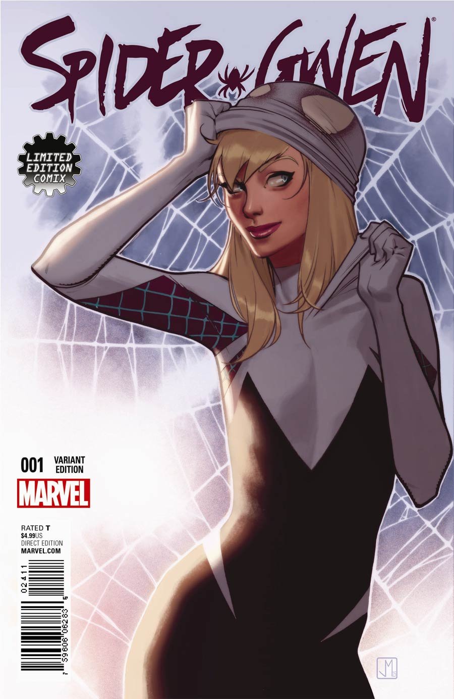 Spider-Gwen #1 Cover G - Jorge Molina Limited Edition Comix Exclusive Variant (Marvel)
Spider-Gwen #1 Cover G - Jorge Molina Limited Edition Comix Exclusive Variant (Marvel)