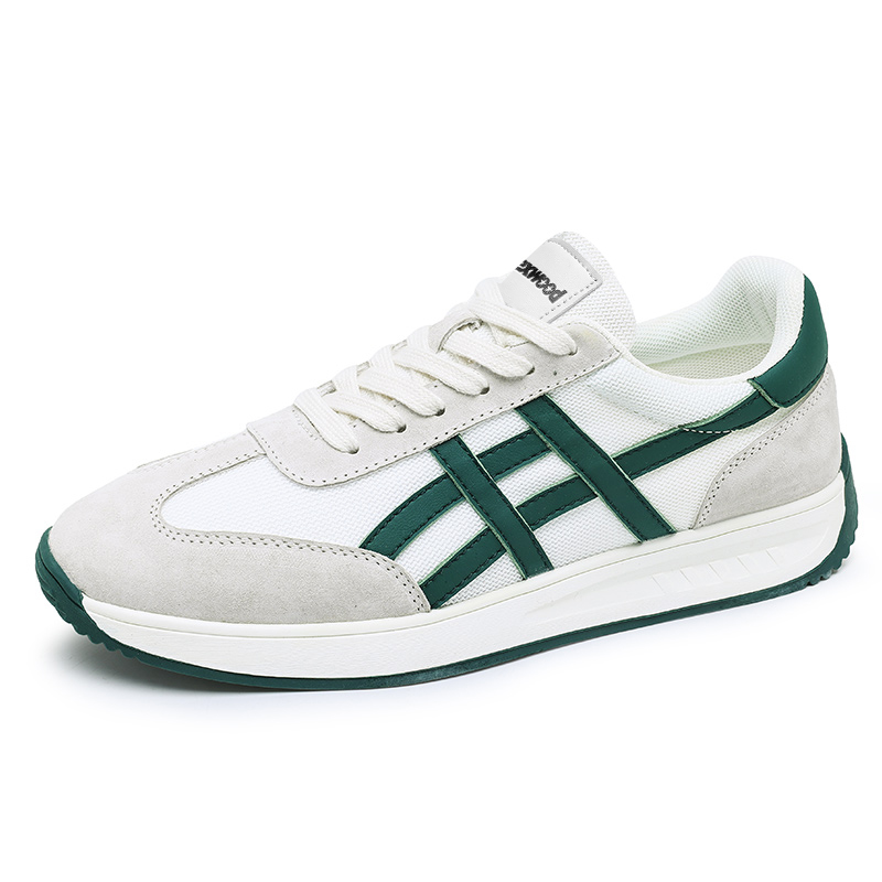 TEXWOOD Мужские низкие повседневные кроссовки с устойчивым к истиранию покрытием бело-зеленые, цвет White Green
TEXWOOD Мужские низкие повседневные кроссовки с устойчивым к истиранию покрытием бело-зеленые, цвет White Green