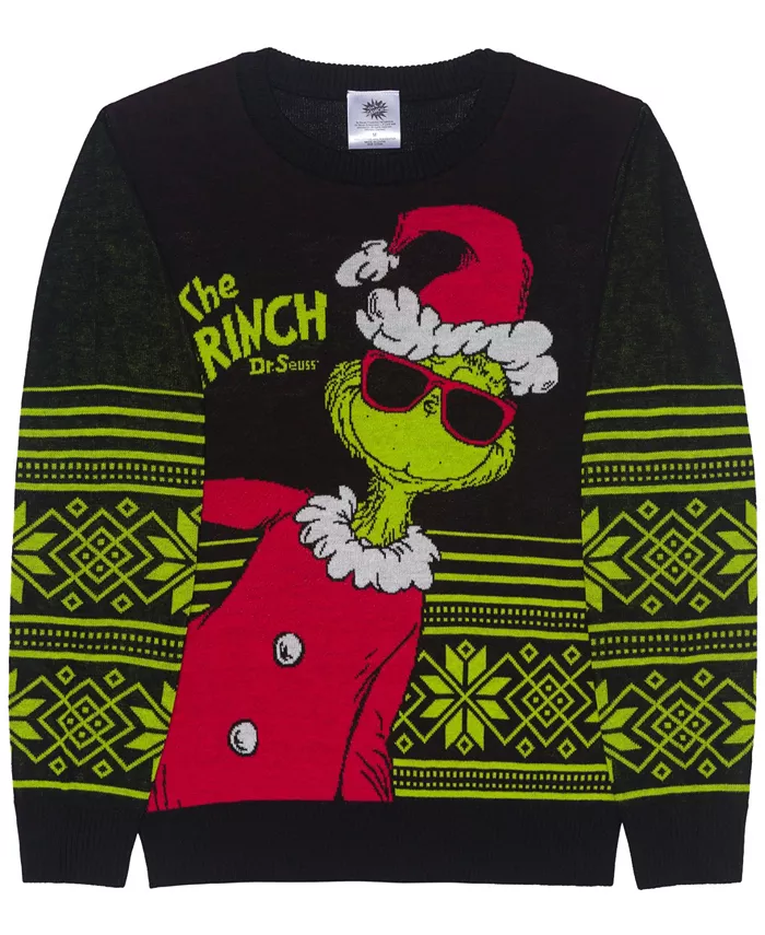 Мальчики 5-20 лет принтованный свитер с длинным рукавом The Grinch, черный
Мальчики 5-20 лет принтованный свитер с длинным рукавом The Grinch, черный