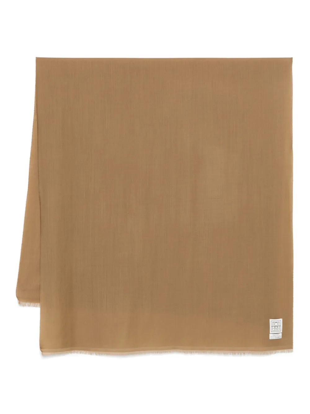 Шарф из вирджинской шерсти TOTEME, коричневый 
Шарф из вирджинской шерсти TOTEME, коричневый