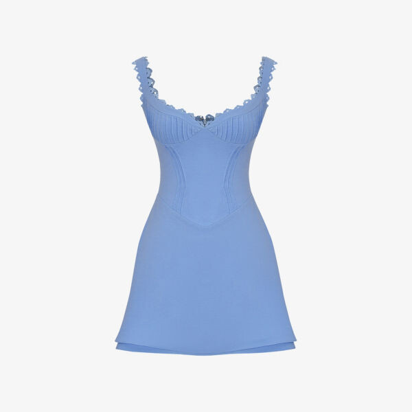 Платье мини Tilly из смесового льна с корсетом и лифом House Of Cb, синий
Платье мини Tilly из смесового льна с корсетом и лифом House Of Cb, синий