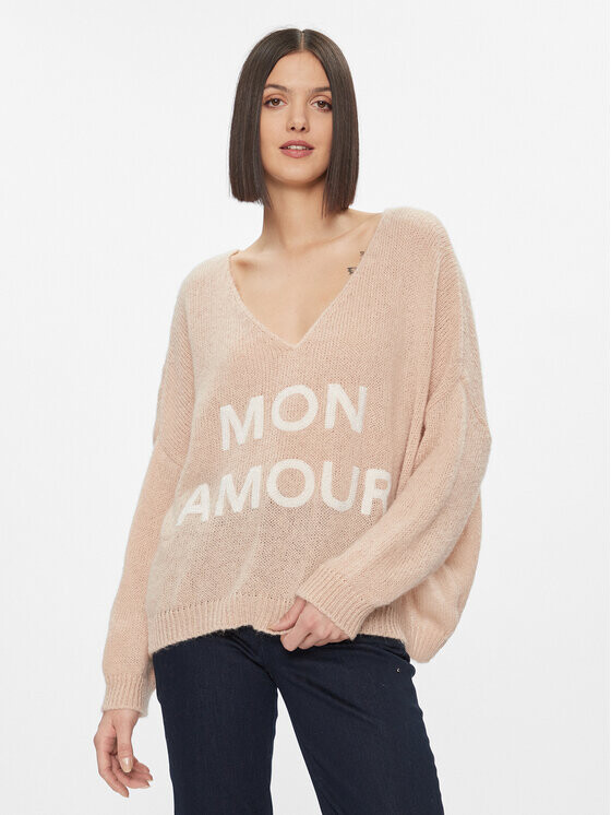 Свитер оверсайз Kontatto, бежевый
Свитер оверсайз Kontatto, бежевый