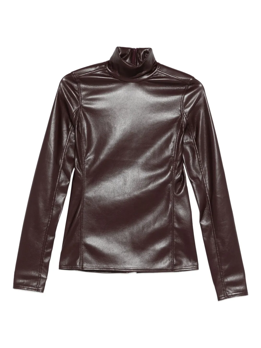 Топ с воротником-воронкой и длинными рукавами Rabanne, фиолетовый
Топ с воротником-воронкой и длинными рукавами Rabanne, фиолетовый