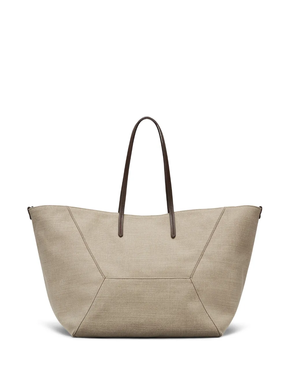 Сумка-тоут трапециевидной формы Brunello Cucinelli, нейтральный
Сумка-тоут трапециевидной формы Brunello Cucinelli, нейтральный