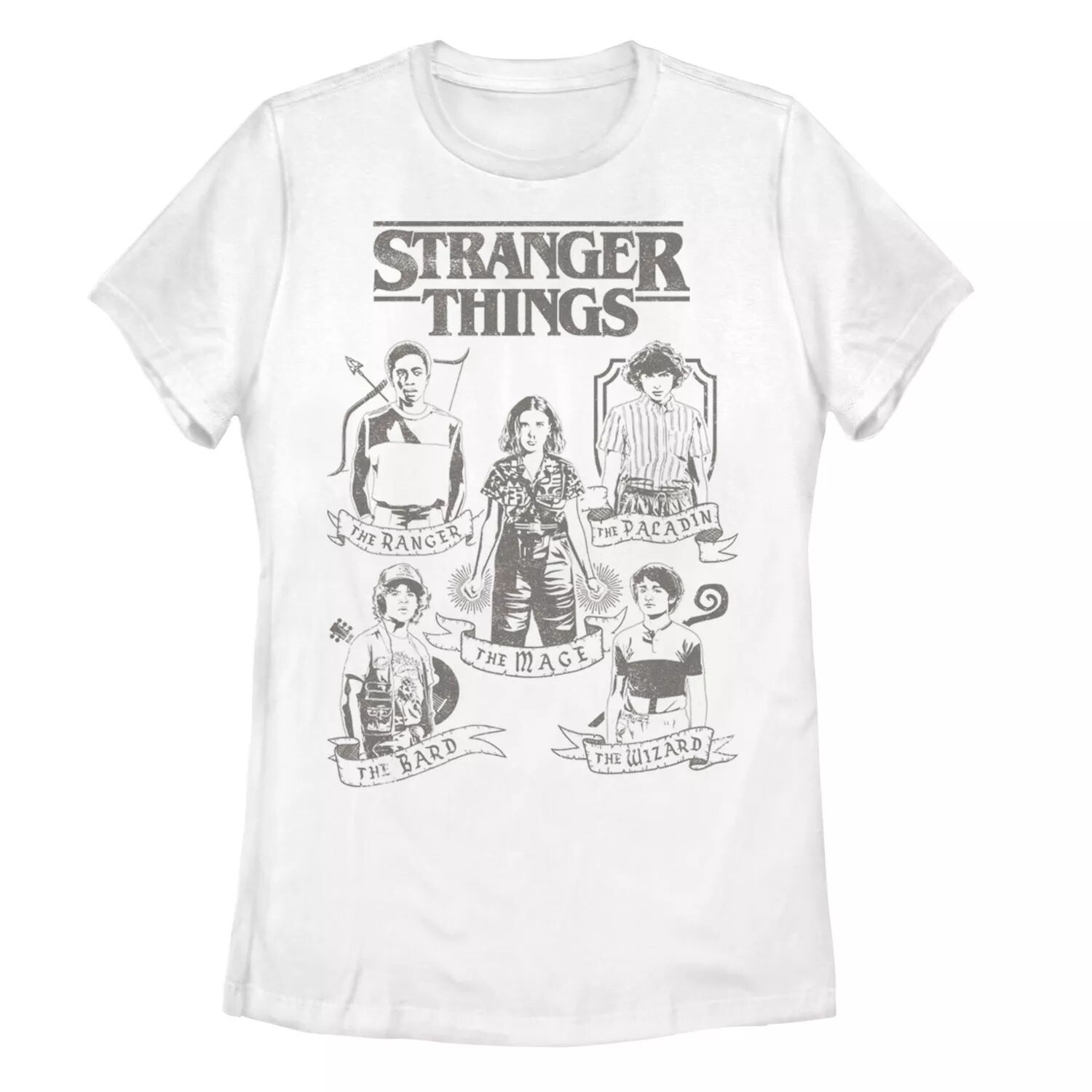 Футболка для групповых занятий с Netflix «Очень странные дела» для юниоров Licensed Character