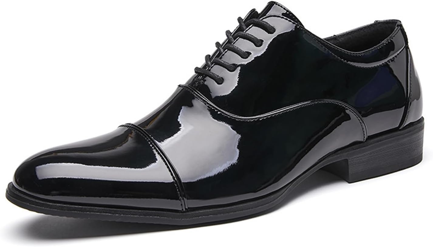 Мужские оксфорды с фантазийным носком из лакированной кожи, классические туфли с низким каблуком и шнуровкой, стильные низкие модели с массивным каблуком для деловых встреч, свадеб и вечеринок Tznbgge, черный
Мужские оксфорды с фантазийным носком из лакированной кожи, классические туфли с низким каблуком и шнуровкой, стильные низкие модели с массивным каблуком для деловых встреч, свадеб и вечеринок Tznbgge, черный