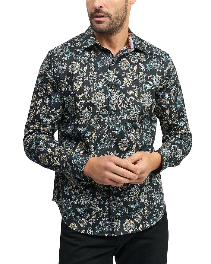Рубашка Evans Cotton Stretch Satin Printed Classic Fit с застежкой на пуговицы Robert Graham, мультиколор
Рубашка Evans Cotton Stretch Satin Printed Classic Fit с застежкой на пуговицы Robert Graham, мультиколор
