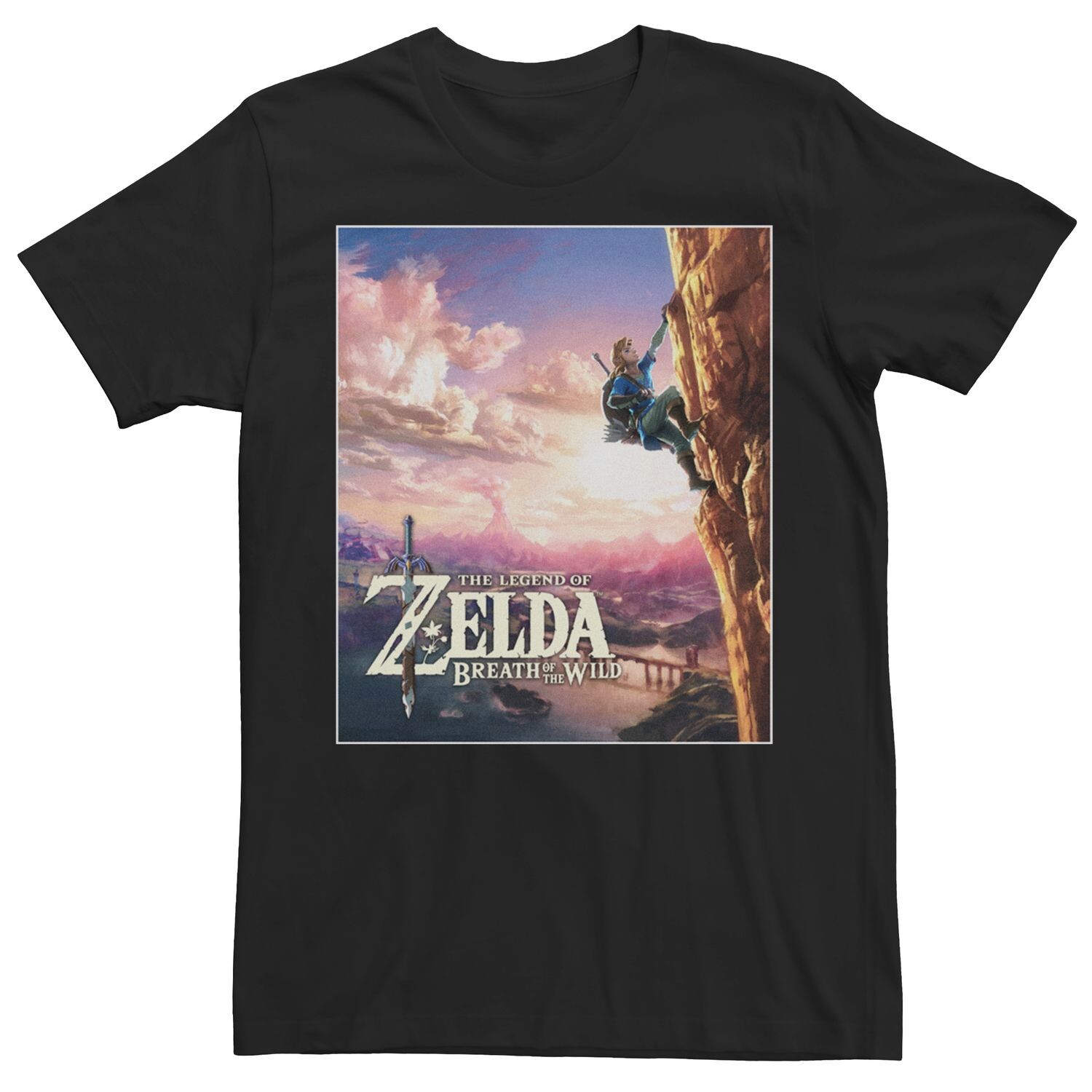 Мужская футболка с захватывающим дыханием Zelda Breath of the Wild Licensed Character
Мужская футболка с захватывающим дыханием Zelda Breath of the Wild Licensed Character