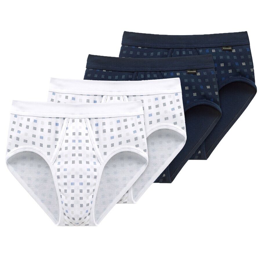 Трусы SCHIESSER Panty, цвет marine blue/White 
Трусы SCHIESSER Panty, цвет marine blue/White