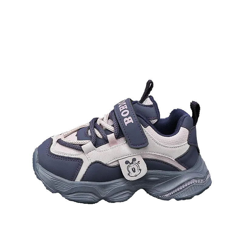 Нескользящие, водонепроницаемые и дышащие, легкие, амортизирующие, влагоотводящие детские кроссовки для бега BOBDOG, фиолетовый 
Нескользящие, водонепроницаемые и дышащие, легкие, амортизирующие, влагоотводящие детские кроссовки для бега BOBDOG, фиолетовый