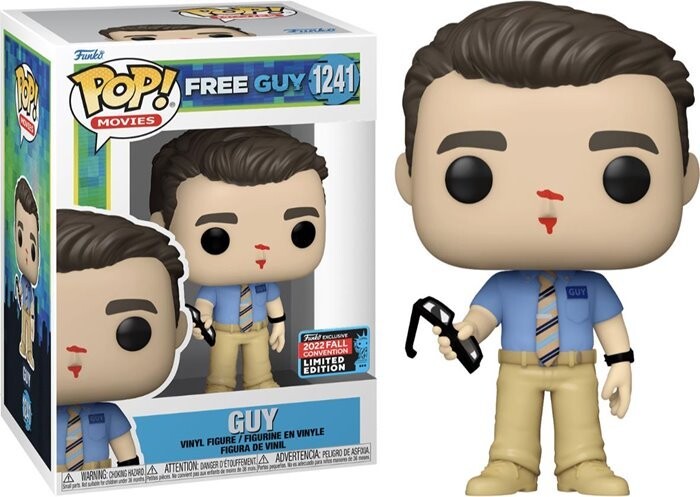 Funko POP Free Guy 1241 Guy New York Comic Con 2022 Funko POP!
Funko POP Free Guy 1241 Guy New York Comic Con 2022 Funko POP!