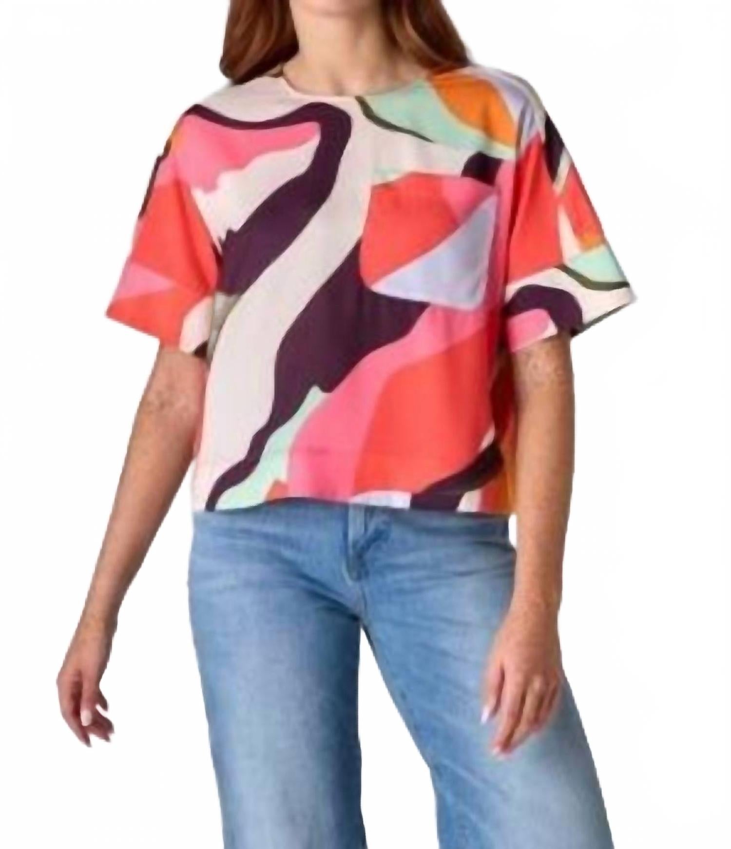 Crosby by Mollie Burch Топ с принтом Дорис Роки, разноцветный
Crosby by Mollie Burch Топ с принтом Дорис Роки, разноцветный