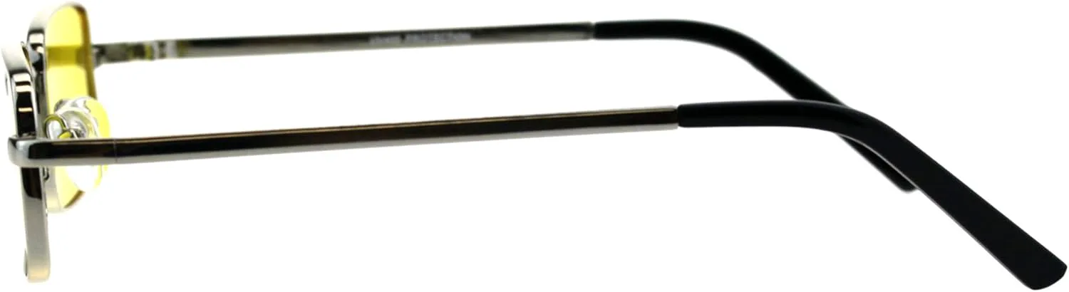 Солнцезащитные очки PASTL Perfect Rectangular, унисекс, модные, с металлической оправой, цветными линзами и защитой от УФ-излучения UV 400, Silver (Yellow)
Солнцезащитные очки PASTL Perfect Rectangular, унисекс, модные, с металлической оправой, цветными линзами и защитой от УФ-излучения UV 400, Silver (Yellow)