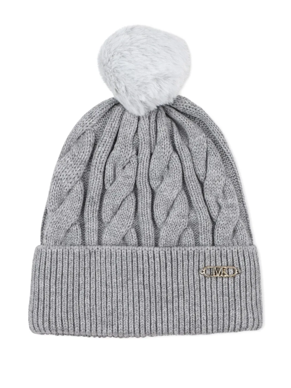 Шапка бини фактурной вязки с помпоном Michael Kors Kids, серый
Шапка бини фактурной вязки с помпоном Michael Kors Kids, серый