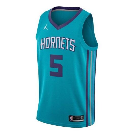 Майка Men's Air Jordan NBA Retro Basketball Jersey/Vest SW Fan Edition Charlotte Hornets No. 5 Blue Green, синий
Майка Men's Air Jordan NBA Retro Basketball Jersey/Vest SW Fan Edition Charlotte Hornets No. 5 Blue Green, синий