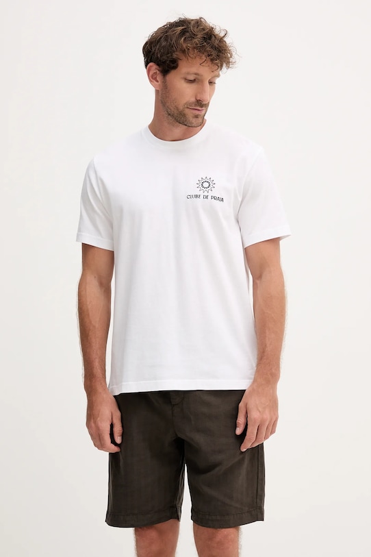 Хлопковая футболка Frescobol Carioca, белый
Хлопковая футболка Frescobol Carioca, белый