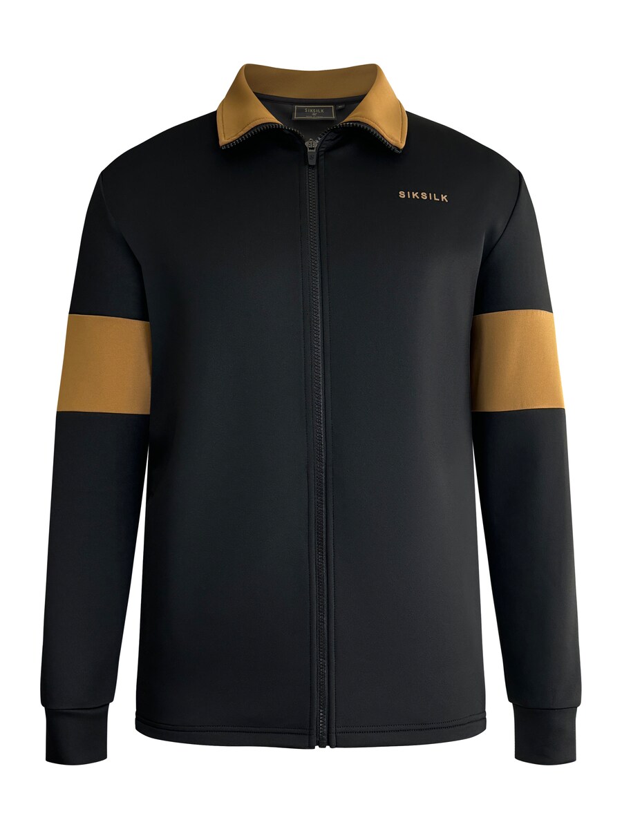 Толстовка с капюшоном на молнии SikSilk, черный
Толстовка с капюшоном на молнии SikSilk, черный