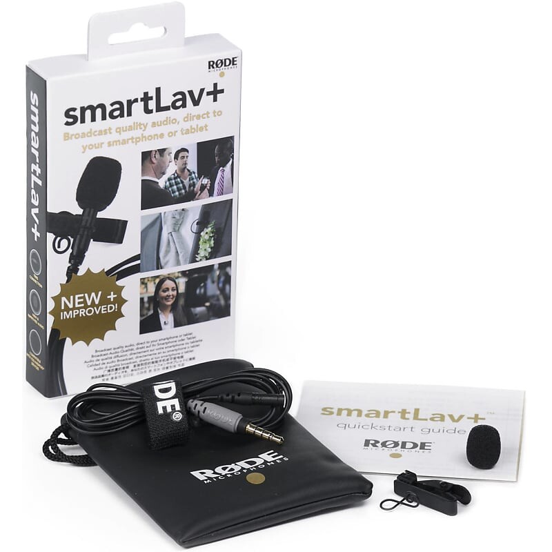 Микрофон петличный RODE smartLav+ Smartphone Lavalier Microphone
Микрофон петличный RODE smartLav+ Smartphone Lavalier Microphone