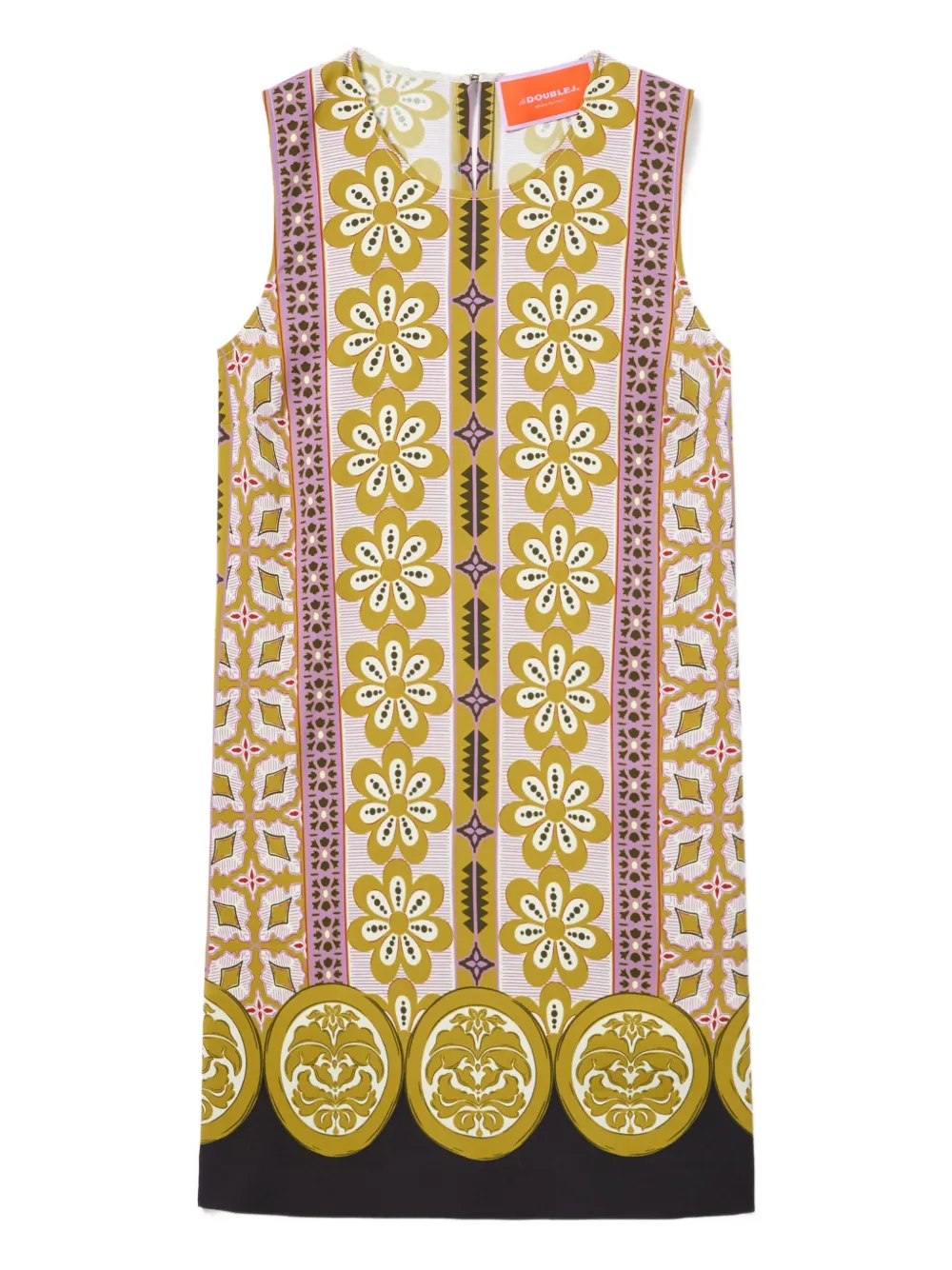 Платье мини с цветочным принтом La DoubleJ, розовый 
Платье мини с цветочным принтом La DoubleJ, розовый