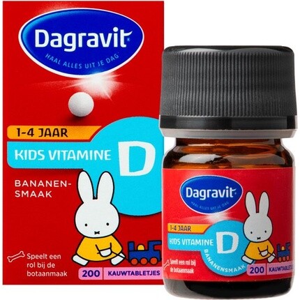 Dagravit Витамин D для детей - Витамины - 200 жевательных таблеток
Dagravit Витамин D для детей - Витамины - 200 жевательных таблеток