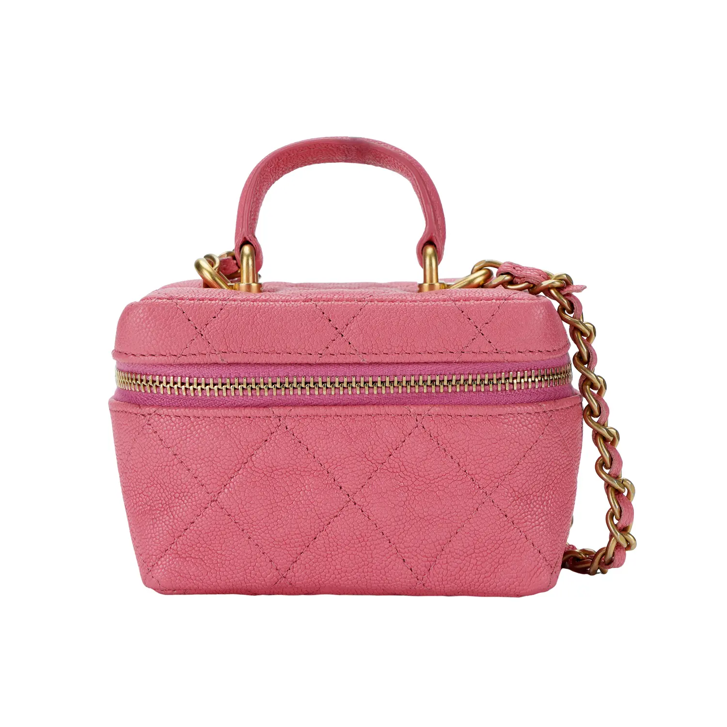 CHANEL Сумка-коробка из телячьей кожи личи
CHANEL Сумка-коробка из телячьей кожи личи