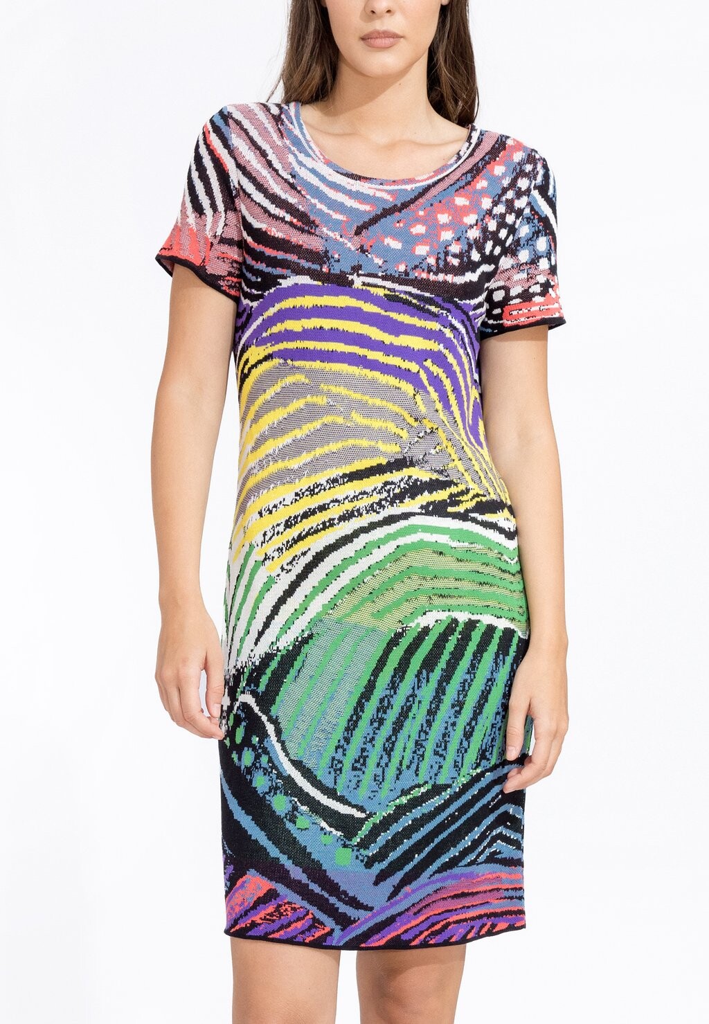 Платье-джемпер JACQUARD WAVE MOTIF Ivko, зеленый
Платье-джемпер JACQUARD WAVE MOTIF Ivko, зеленый