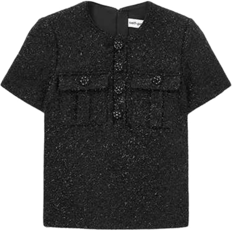 Футболка Self-portrait Классическая черная женская
Футболка Self-portrait Классическая черная женская