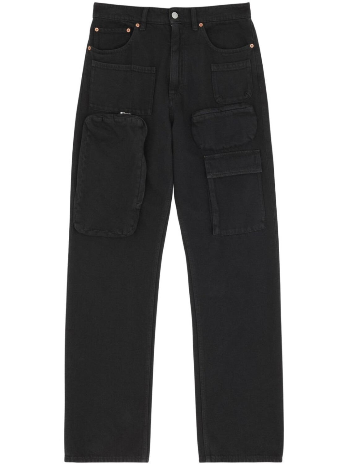 MM6 Maison Margiela джинсы с нашивкой-логотипом, черный
MM6 Maison Margiela джинсы с нашивкой-логотипом, черный