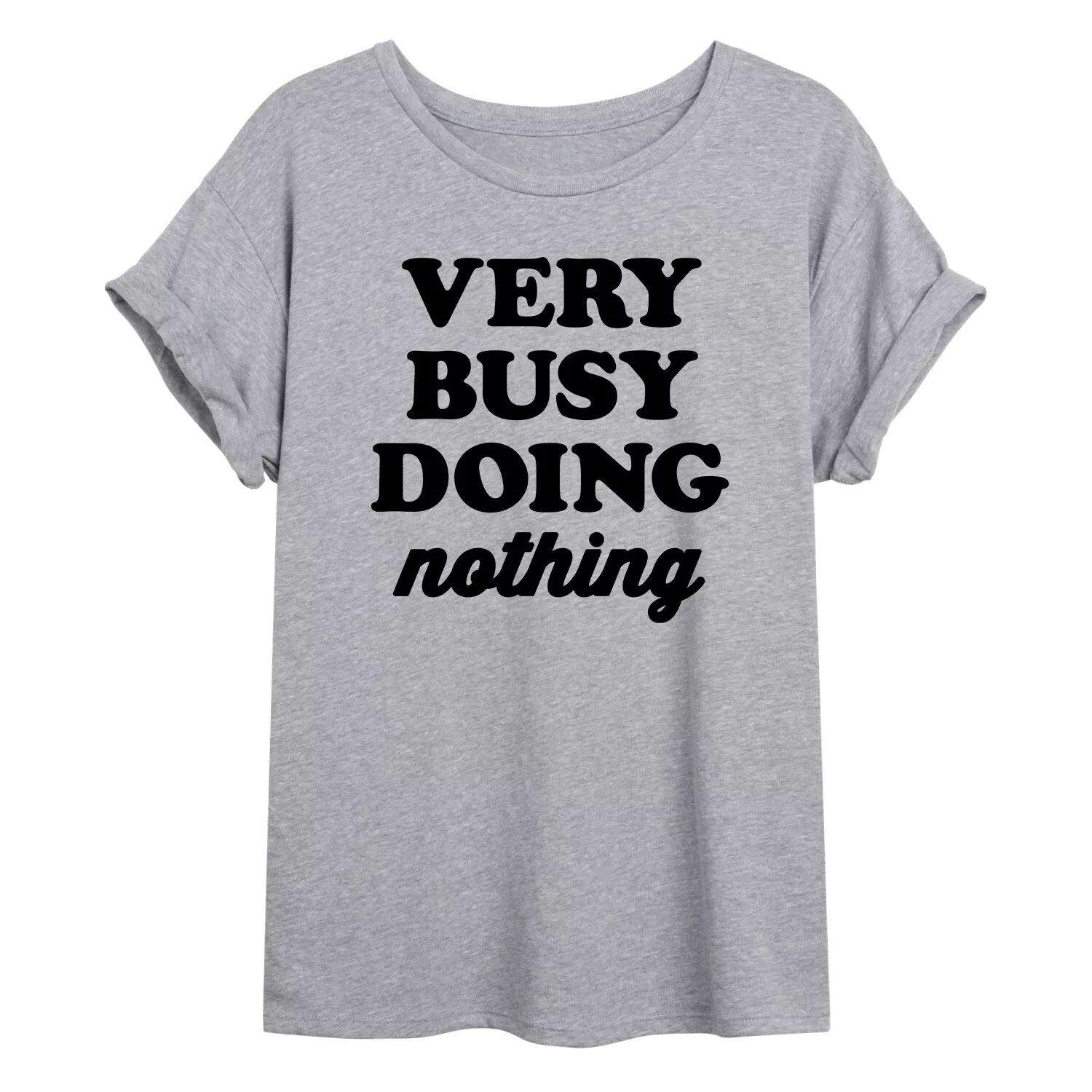 Детская футболка оверсайз с рисунком «Занят и ничего не делаю» Licensed Character
Детская футболка оверсайз с рисунком «Занят и ничего не делаю» Licensed Character